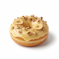Mini Banana Nut Delight donut on a clean white background